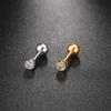 1Pcs Zircon Earring For Women Ear Bone Nail Cartilage Earring Spiral Stud Earrin