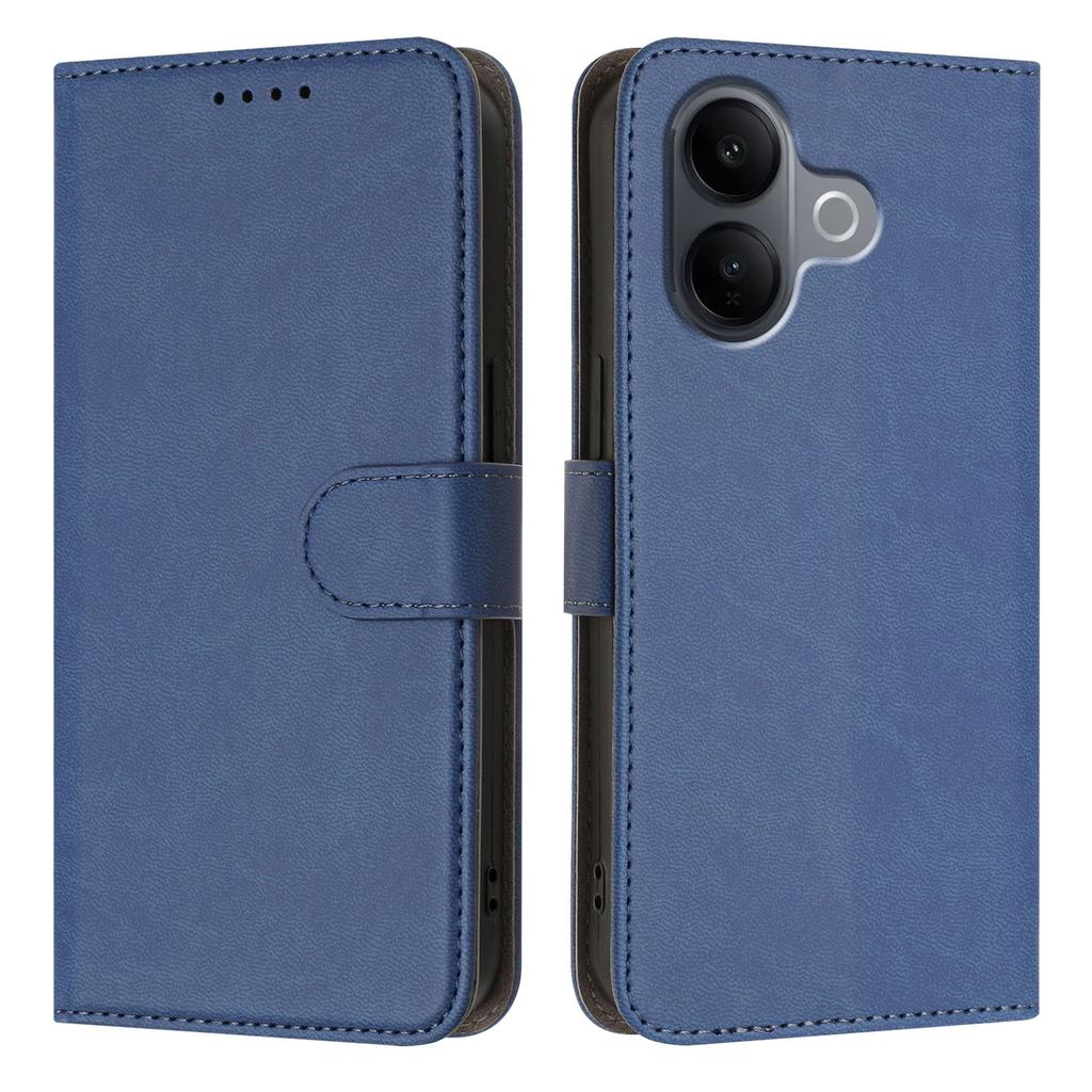 Dla vivo V60 Lite 5G Skórzane etui Jednokolorowe etui na telefon z portfelem