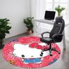 1pc Hello Kitty Chair Carpet for Office, Indoor Non-Slip Polyester Fiber Carpet, Machine Washable, Durable Construction Yy251205117