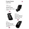 1PCS 1.77-2.55 Inch(4.5cm-6.5cm) Adjustable Inlet Exhaust Tips Bolt-On Design Matte Black Stainless Steel Exhaust Tailpipe Tips