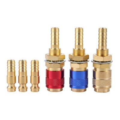 1pcs  6mm Water Cooled  Quick Connector For WP 9 17 18 26 TIG Welding Torch