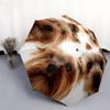 Yorkshire Terrier Pattern, Automatic Folding Umbrella, Portable and Foldable Design, 8 Ribs, a Christmas or Birthday Gift.