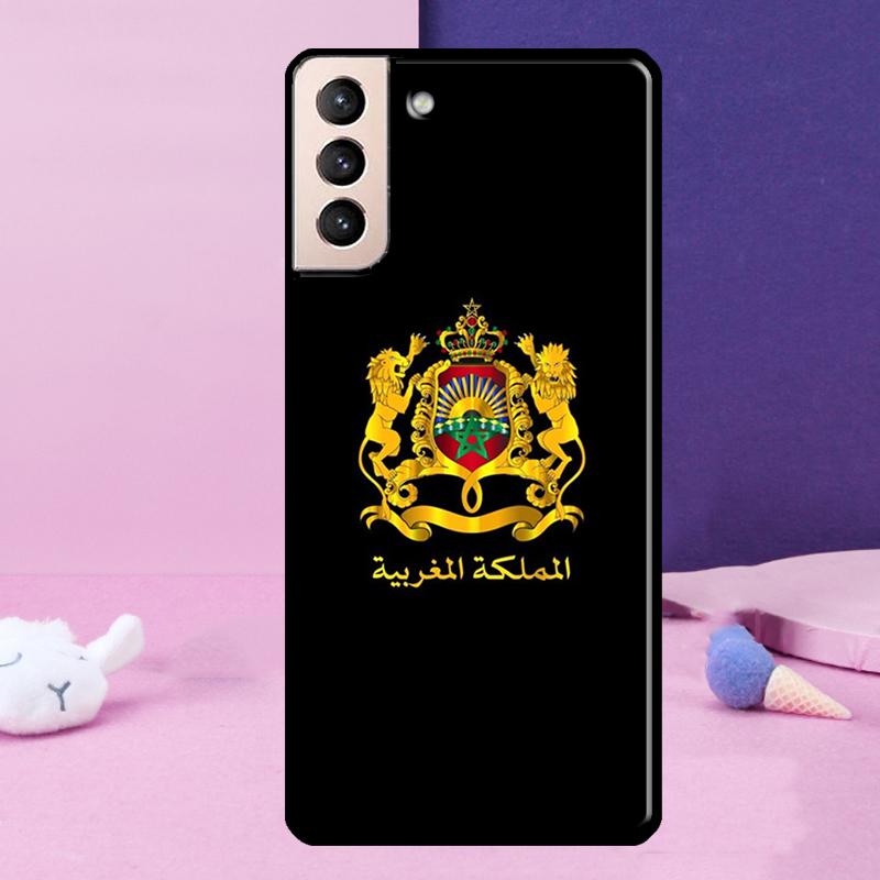 Morocco Flag Case For Samsung Galaxy S23 S22 Ultra S21 S20 FE Note 10 20 Ultra S8 S9 S10 Plus Cover