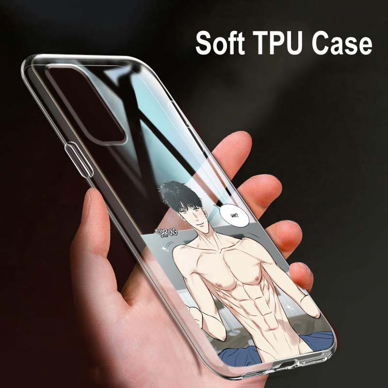 Gay Man Anime For OPPO Reno7 SE 6 5 Z F 4G 5G Find X2 X3 Neo Lite Pro Plus Transparent Soft Phone Case Coque