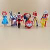 Colorful Pvc Cartoon Model Figures Of Magical Number Circus For Trendy Car Decoration
