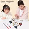 Wood Siege Catapult Model Hands on Assembly Toy Children Learning Toy Easy Installation for Kids Teen Student Aged 7-14