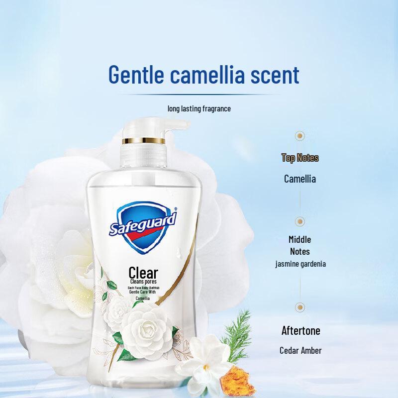 Safeguard Camellia Scent Purifying Shower Gel