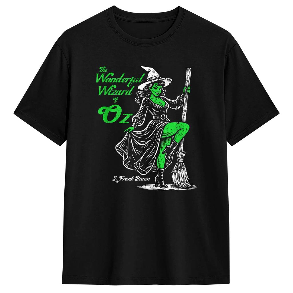 Unisexs Wizard of Oz Crystal Ball T Shirts Cotton Tees Summer 2026 New Streetwear T Shirt Casual Unisexs Clothing Womens T Shirt