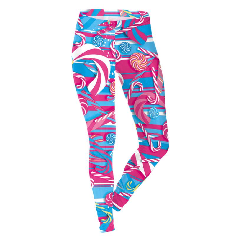 Christmas Yoga Pants Women Xmas Printed 