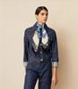 European New Color Clothes 90Cm Twill Women'S Decorative Silk Scarf Travel Shawl Large Square Scarf Chest Wrap Scarf