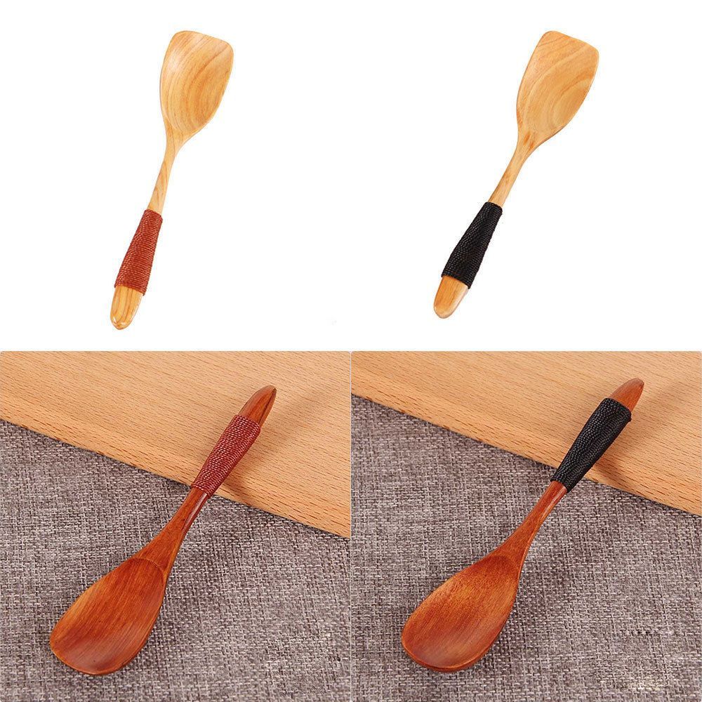 Catering Bamboo Cooking Utensil Kitchen Tool Soup Rice Spoon Spoon Tableware Teaspoon