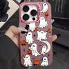 Halloween Geister Handyhüllen für iPhone 16 Pro Max Hülle 15 11 12 14 13 Pro XS XR 8 7 16 Plus Stoßfeste Hülle