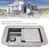 Stainless Steel Toolbox Lock RV Handle Latch Paddle Lock with 2 Keys for Trailer Truck Camper Industrial heavy duty panel lock