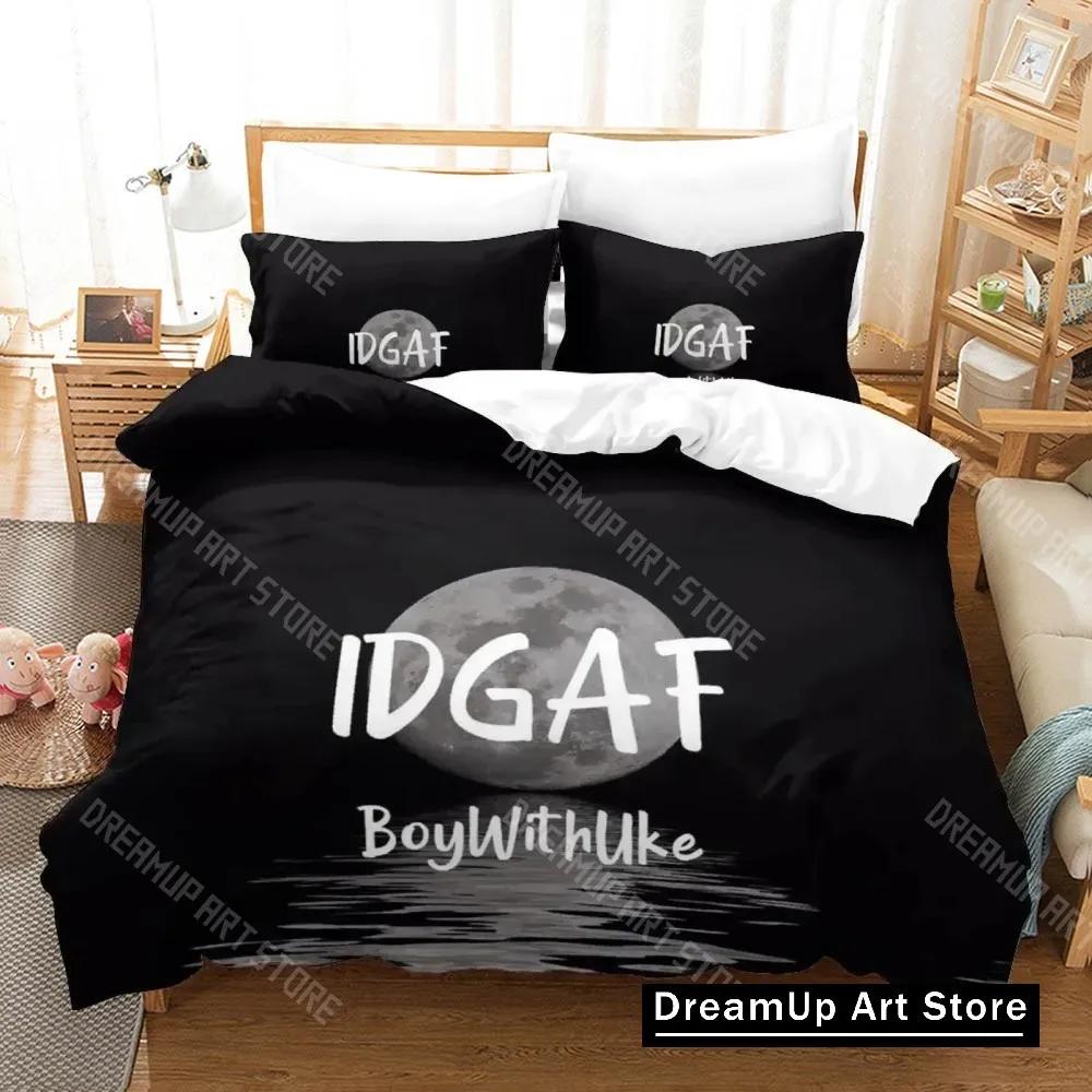 Set Biancheria da Letto Stampa 3D Ragazzo con Ukulele per Bambini Ragazze Twin Queen King Size Copripiumino Federa Letto ragazzi Adulto Tessile per la Casaextile
