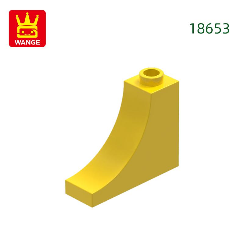 Non-Toxic 82Pcs/Lot 18653 Arch 1X3X2 Inverted Block Moc Color Accessories Compatible With Curved Brick Toys For Kid Educational Toy