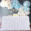 Obrus Plisowany Ruffle Obrus Na Ślub Urodziny Baby Shower Dekoracja Stołu