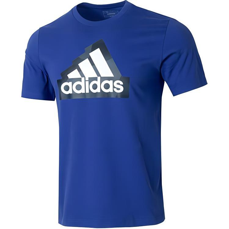 adidas City Escape Torn Camo Graphic T-shirt Asia Sizing Blue Men s IN6228 L