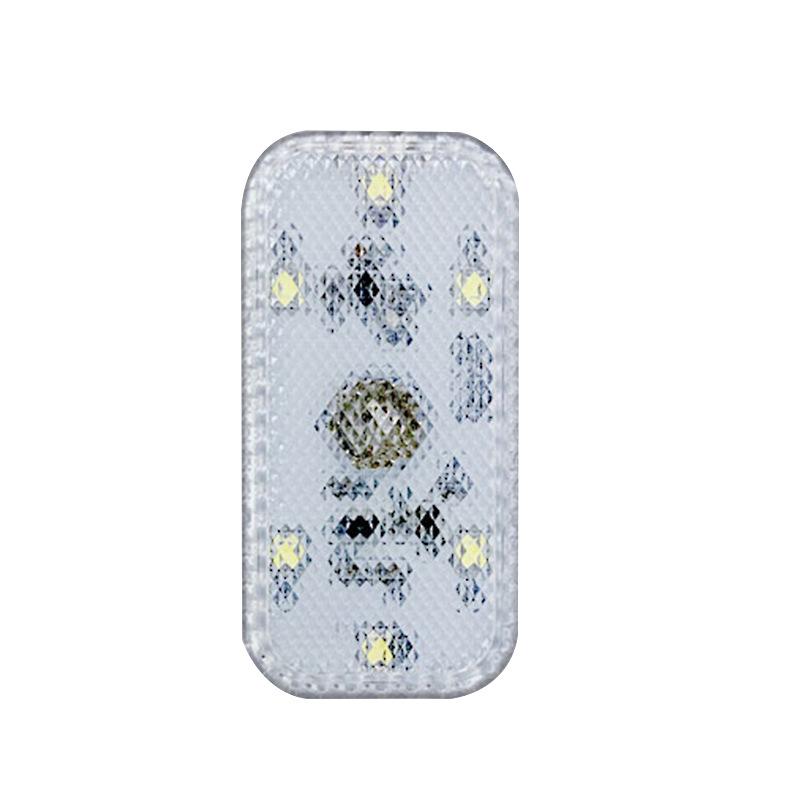 Wireless USB-Charged LED Car Light: Touch-Activated, No Wiring Required, Ideal for Glove Box and Ambient Lighting.