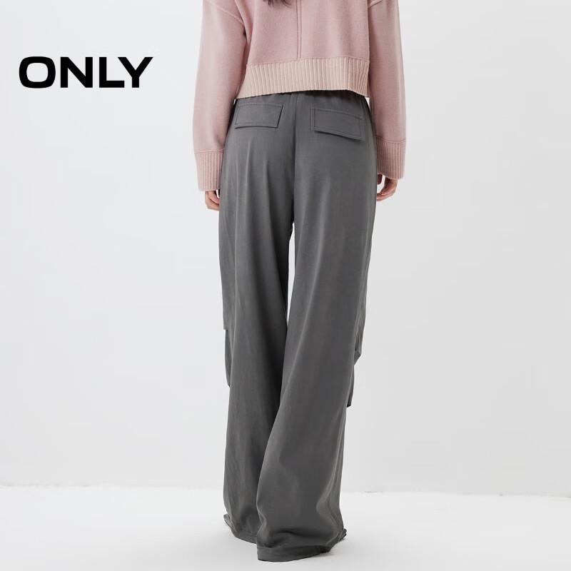 Only Women's High-Waist Loose Straight-Leg Workwear Pants