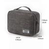 1pc Portable Cable Storage Bag Waterproof Digital Electronic Organizer USB Data Line Charger Plug Storage Bag Travel Cable Organ