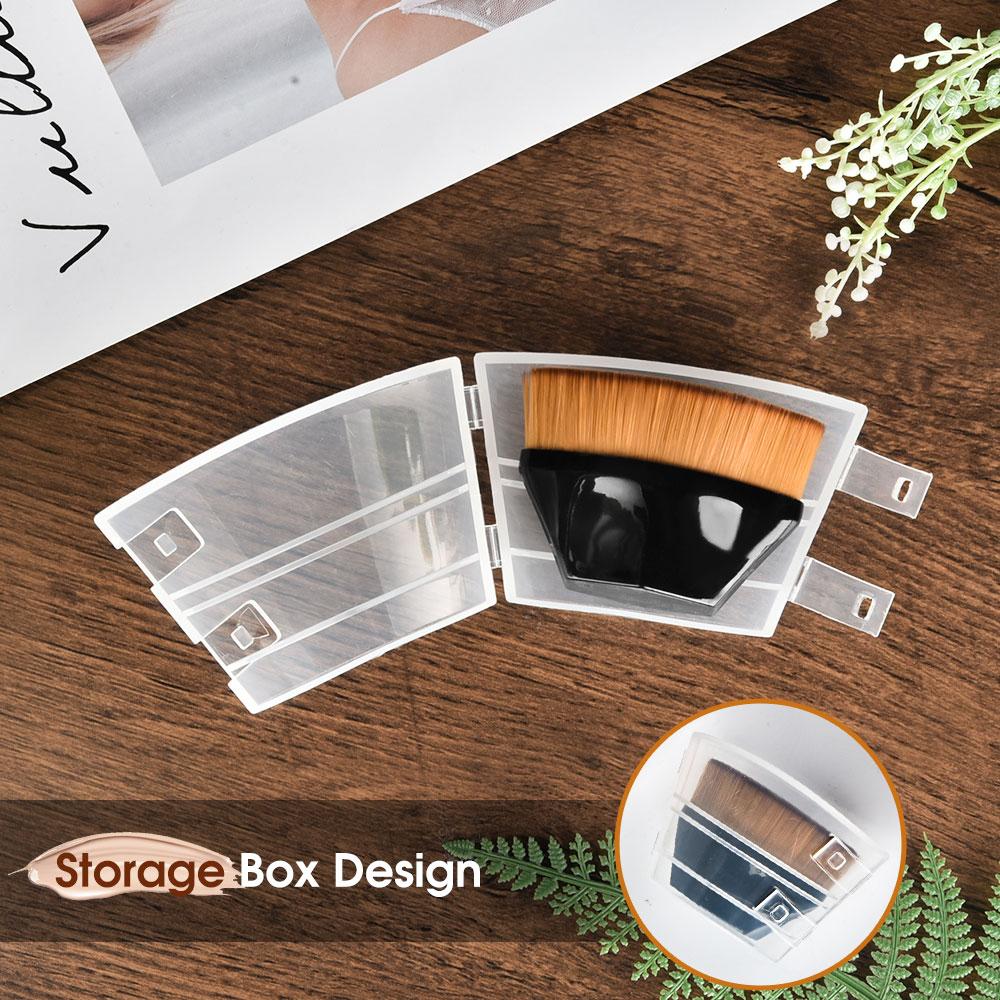 Ny Magic Foundation Brush Non-marking Concealer Single Makeup Brush Beauty Brush BB Cream Foundation Brush Makeup Brush Løs pulverbørste