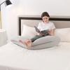 1.8KG Cotton J-shaped Pillow for Pregnant Women Sleeping Pillow Care for Pregnancy Breastfeeding Pillow for Pregnant