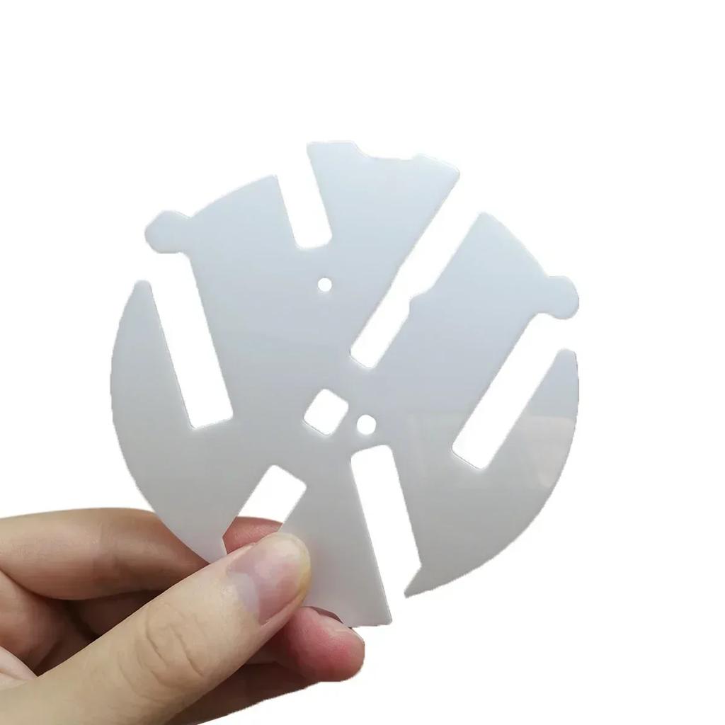 For VW 110mm for Volkswagen Emblem Backing Plate–Trunk Badge Background Panel for Golf 6/7/7.5, Polo, Passat, T-Roc, Arteon, T