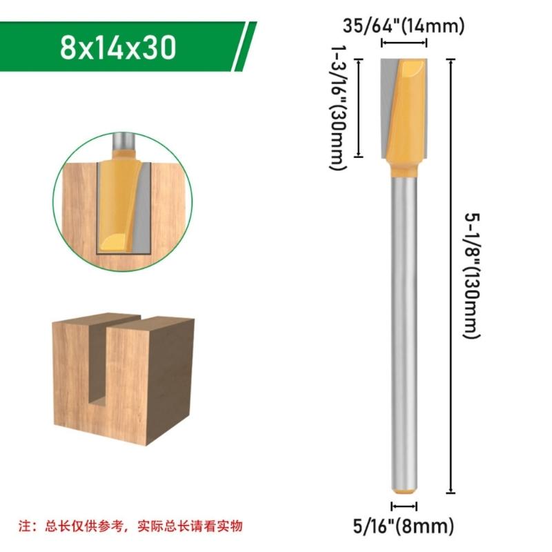 652F Long Carbides Router Bit For Woodworking With Construction And Enhancing Safety Features