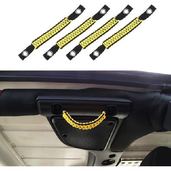 

Paracord Grab Handles Headrest Grab Handles Rear For Jeep Wrangler JK 2007-17