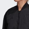 Adidas Solid Color Sports Casual Baseball Jacket Women Jacket Black FN1517