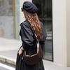 New Large Coconut Bag Genuine Leather Versatile Women's Bag Commuting Large Capacity Single Shoulder Crossbody Bag Dumpling Bag