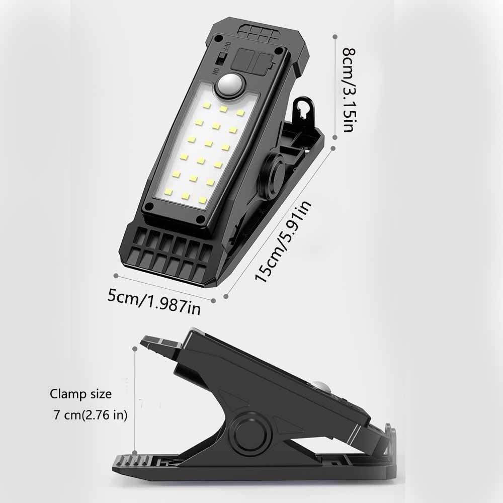 Clip On Solar Clip-on Lamp 3 Modes Smart Sensor Garden Wall Light Waterproof Human Body Induction Solar Fence Light Gate