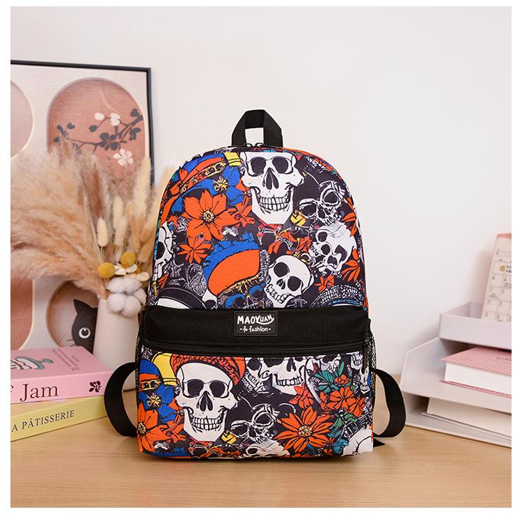 School bag new student fashion cartoon backpack with pencil bag large capacity primary school students multi-color boys and girls backpack batch