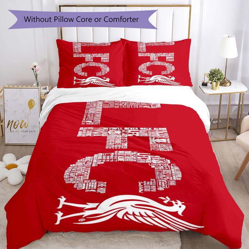 Liverpool Duvet Cover Set Perfect For Guest Room Machine Washable Christmas Gift