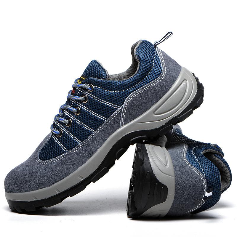 Labor Insurance Shoes Men's Low-top Work Labor Insurance Shoes, Anti-smashing, Anti-puncture and Breathable Safety Shoes