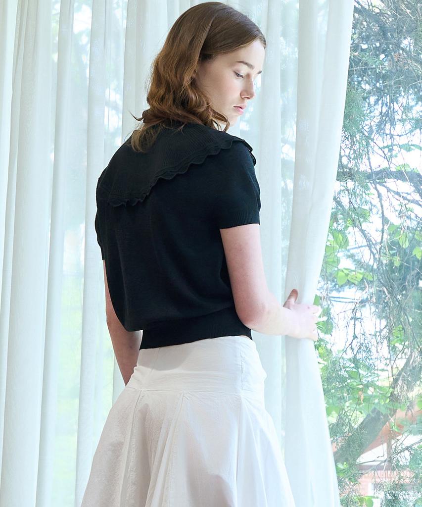 MITTE Cape Collor Kint_Black