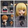 Death Note Q Version Clay Figure Light Yagami 1160#L 2.0 Movable Face Swap Collectible Model