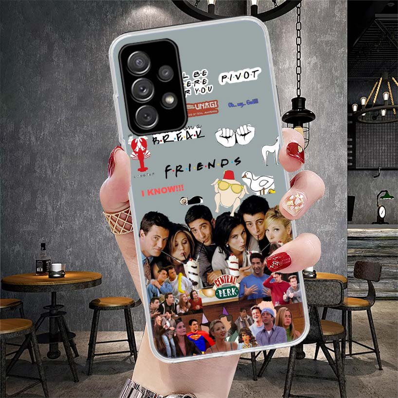 Friends Tv Show Funny Family Soft Phone Case For Samsung Galaxy S22 S23 S24 S25 Edge S26 Ultra S20 FE S21 Plus + Fundas Coque Ga