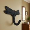 Hook Door Back Wall Clothes Hanger Black Wall Clothes Hook Single Entrance Living Room Wardrobe Clothing Coat Hook