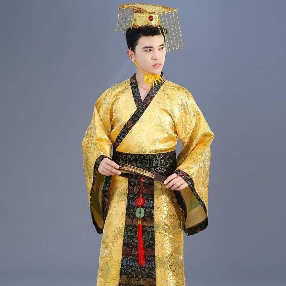 Outfit Ancient Chinese Men Hanfu Chinese Emperor King Stage Clothes Men Ancient Costume  Outdoor