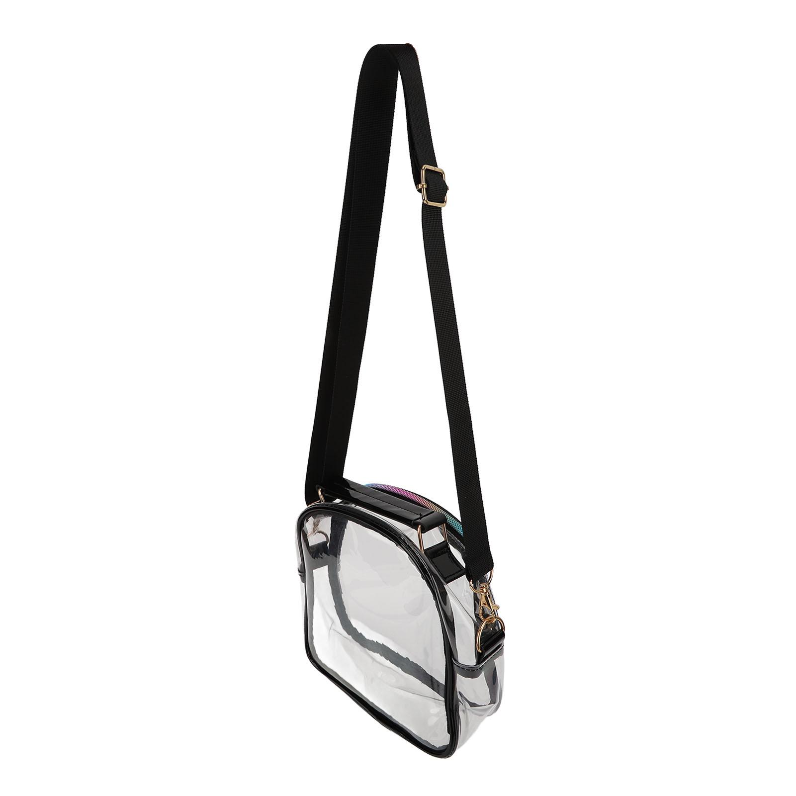 Прозрачная Сумка через Плечо Водонепроницаемая Пластиковая Сумка для Косметики Прозрачная Сумка-мессенджер