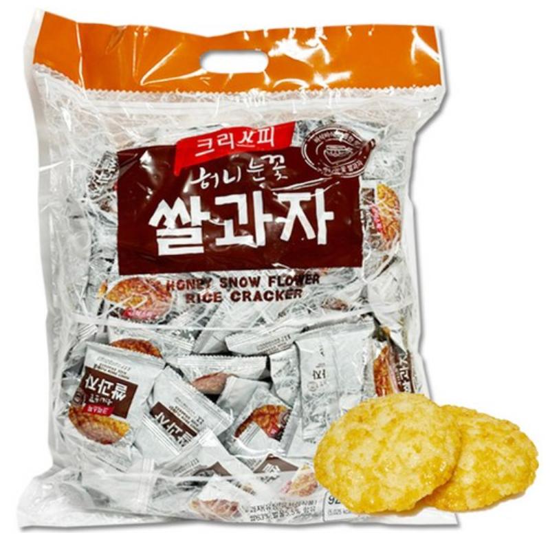 

Хрустящий медовый снежный рисовый снек 920г KStyle Sharing Большой пакет