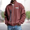 Plus Size NBA Team Hoodie 3D Print Loose Zip-Up Sports Sweatshirt
