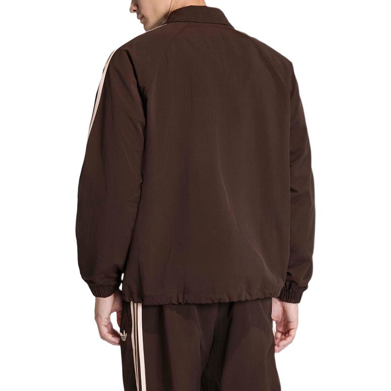 adidas Originals 3-Stripes Logo Loose Fit Polo Jacket Men Jackets KE3595