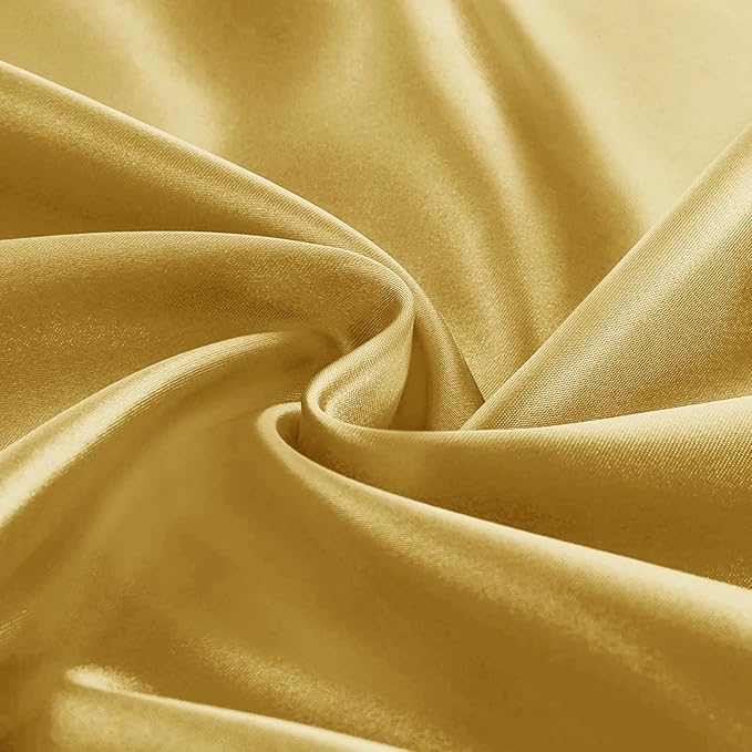 3m/5m Satin Fabric By The Yard Shiny Luxury Metallic Shiny Upholstery Lining Drapery DIY Crafts Soft  for Wedding Decorations