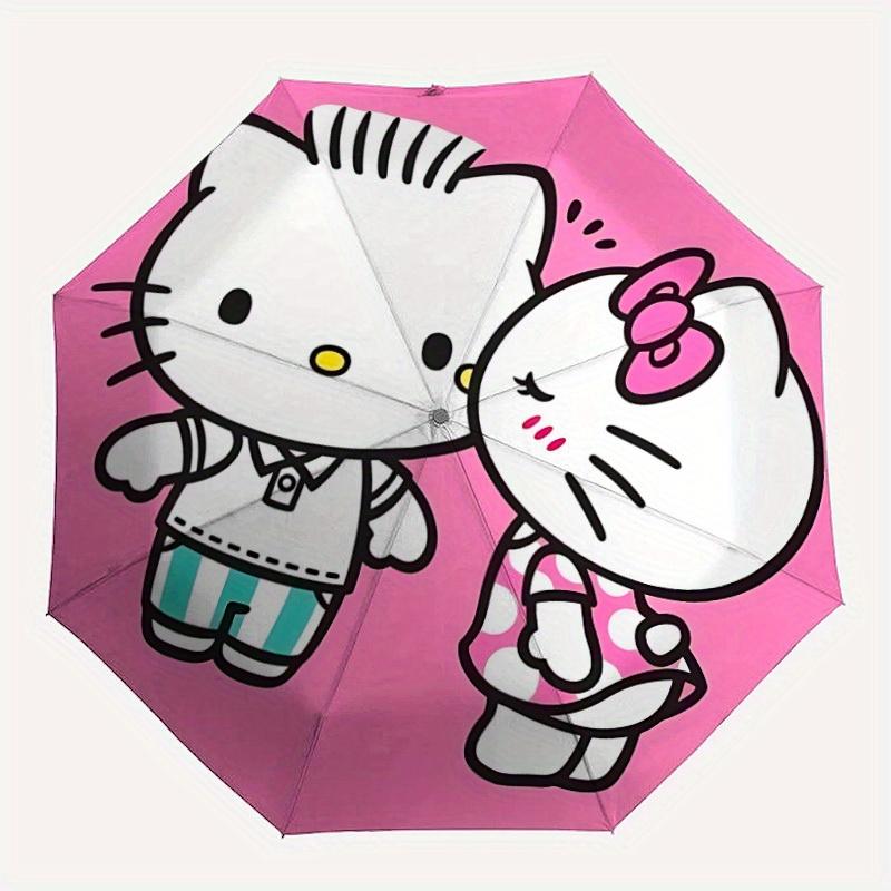 

1pc Hello Kitty Automatic Umbrella - 8-Rib Foldable Design, Outdoor Adventures, Durable Canopy Material yy250823142