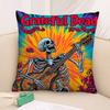 Rock Band G-Grateful Dead Pillow Case Square Double‑Sided Print Cushion Case For Sofa Home Bedchamber Decor Gift