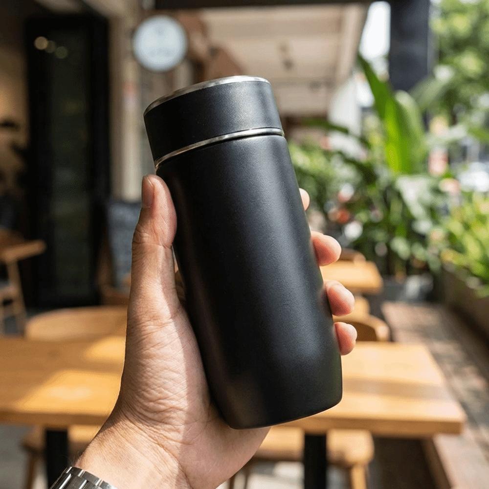 with Tea Filter Thermos Water Bottle 350ml Coffee Vacuum Flasks  Car Use