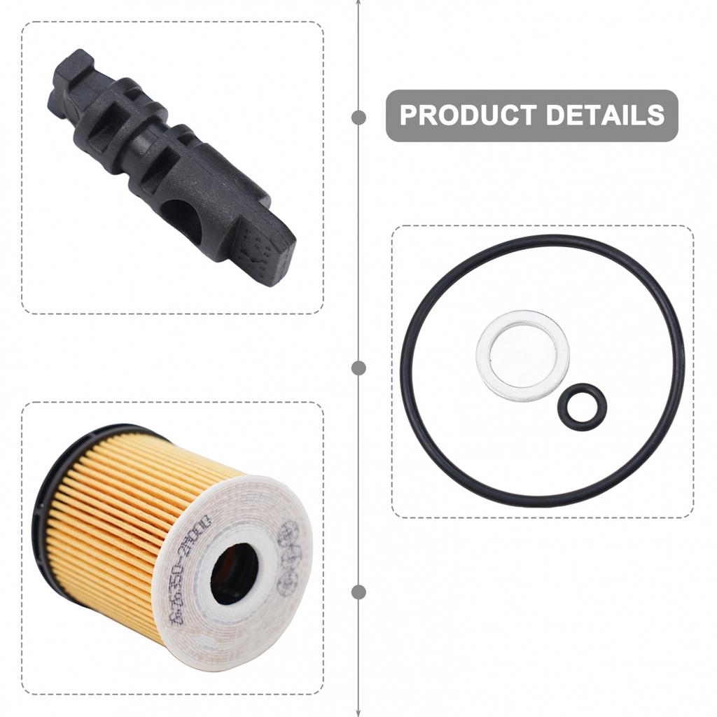 Replacements Oil Filter Kit 1.6L Engine 26330-2M000