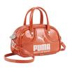 1976 Micro Brand Logo Silver Metal Accessory Faux Leather Handbag Small Unisex Handbag Vibrant-Red 09182417